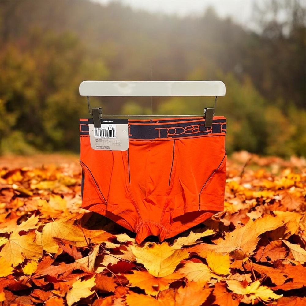 Papi Vibrant Orange Brazilian Trunks